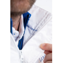Chaqueta impermeable equitación CSIO La Baule blanca