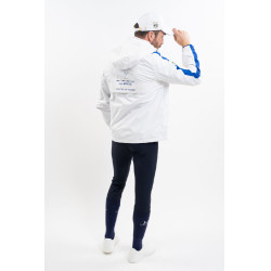 Chaqueta impermeable equitación CSIO La Baule blanca