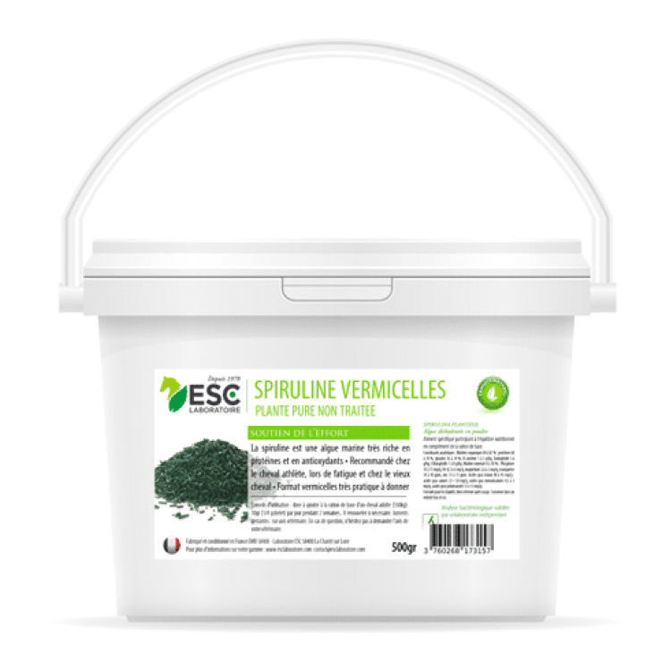 Fideos de espirulina para caballos ESC Laboratoire