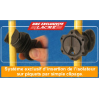 Aislador Lacmé Ivabloc para postes fibra de vidrio Aislador Lacmé Ivabloc para postes fibra de vidrio