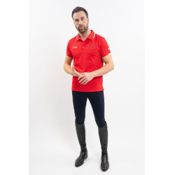 Polo de equitación hombre Harcour Swiss Friends