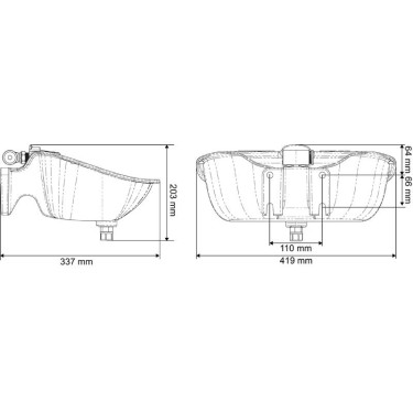 Bebedero esmaltado Polydrink Simple La Gée con tubo