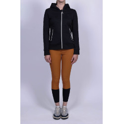 Sudadera con cremallera Harcour Sworm mujer Negro