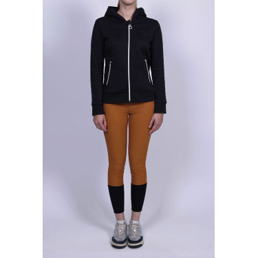 Sudadera con cremallera Harcour Sworm mujer Negro