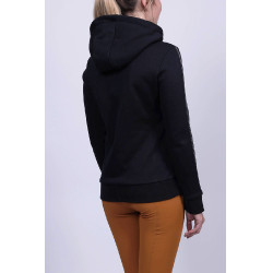 Sudadera con cremallera Harcour Sworm mujer Negro