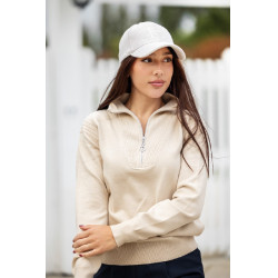 Jersey ecuestre mujer Harcour con cremallera