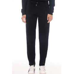 Jogging Harcour Joggi mujer Negro con purpurina