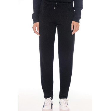 Jogging Harcour Joggi mujer Negro con purpurina