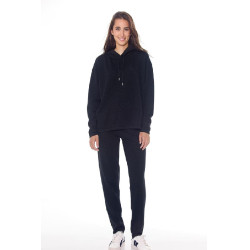 Jogging Harcour Joggi mujer Negro con purpurina