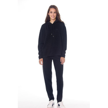 Jogging Harcour Joggi mujer Negro con purpurina