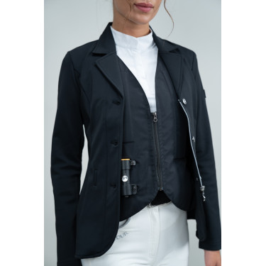 Chaqueta de concurso Airbag Kanji + Airbag Harcour Negro