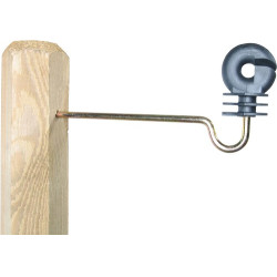 Aislador separador Lacmé Anular Lon para poste de madera Aislador separador Lacmé Anular Lon para poste de madera