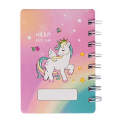 Cuaderno mini Unicorn- HKM