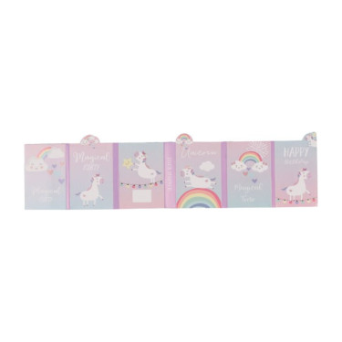 Notas reposicionables Unicorn HKM