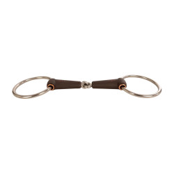 Filete sencillo de anillas Flex rotura simple medio 18 mm 14,5 cm