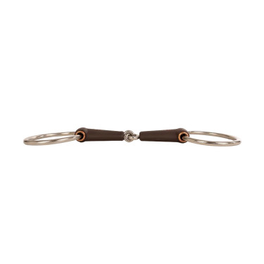 Filete sencillo de anillas Flex rotura simple medio 18 mm 14,5 cm