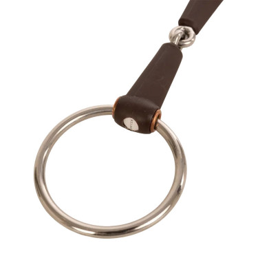 Filete sencillo de anillas Flex rotura simple medio 18 mm 14,5 cm