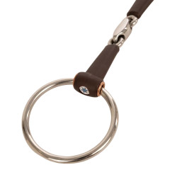 Brida sencilla con anillas Flex doble articulación media 18 mm 14,5 cm