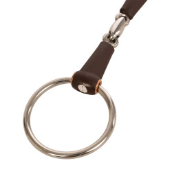 Brida sencilla con anillas Flex doble articulación media 18 mm 14,5 cm
