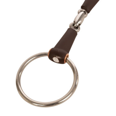 Brida sencilla con anillas Flex doble articulación media 18 mm 14,5 cm