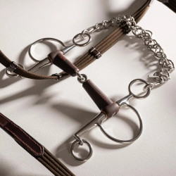 Pelham de palanca Flex de una sola articulación medio 18 mm 14,5 cm