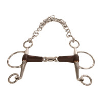 Pelham de palanca Flex doble articulación media 18 mm 14,5 cm