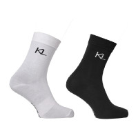 Pack de dos pares de calcetines media caña KLLindsey Kingsland