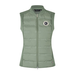 Chaleco híbrido sin mangas para mujer KLLucy Kingsland Verde escarabajo
