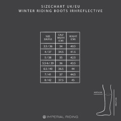 Botas de montar de invierno Imperial Riding reflectantes