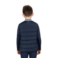 Chaleco técnico infantil con cuello de punto niño
