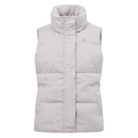 Chaleco acolchado Imperial Riding Belle Herringbone para mujer Gris pardo Marr&amp;amp;amp;oacute;n
