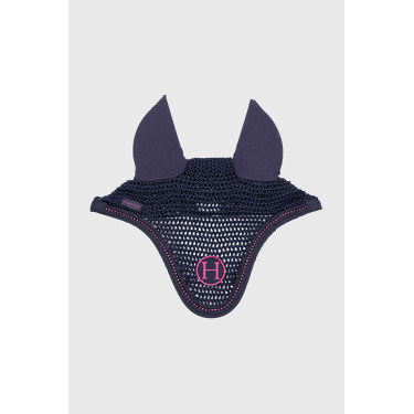 Bonete para caballo Harcour Fablir Marino / rosa Azul Bonete para caballo Harcour Fablir Marino / rosa Azul