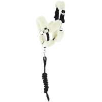 Pony Academy Cabezada y cuerda para Hobby Horse EK-Teddy Negro