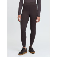 Leggings de equitación cepillados Young Rider LeMieux Nell Romero Verde