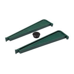 Comedero angular con borde metálico y dos soportes a pared Capacidad 16 litros AmaHorse