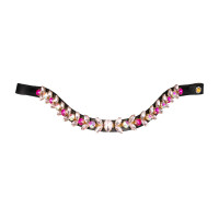 Frontalera Northern Lights Crystal de cuero Equestro