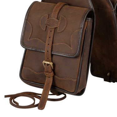 Alforja para silla western de cuero Pool's