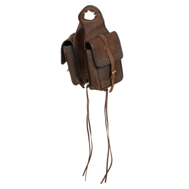 Alforja para silla western de cuero Pool's