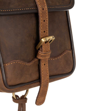 Alforja para silla western de cuero Pool's