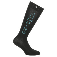 Calcetines EQUITHÈME Jumping Negro / azúl