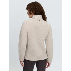 Chaqueta con cremallera de forro polar sherpa Heritage Stone LeMieux
