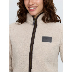 Chaqueta con cremallera de forro polar sherpa Heritage Stone LeMieux