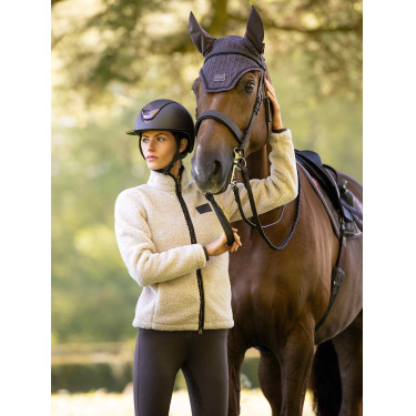 Chaqueta con cremallera de forro polar sherpa Heritage Stone LeMieux