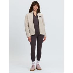 Chaqueta con cremallera de forro polar sherpa Heritage Stone LeMieux