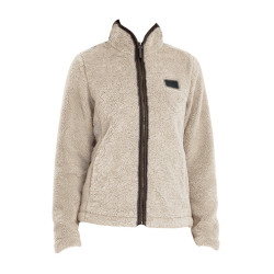 Chaqueta con cremallera de forro polar sherpa Heritage Stone LeMieux