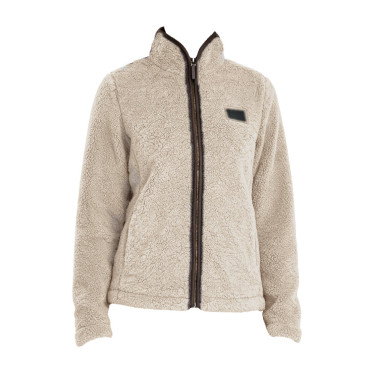 Chaqueta con cremallera de forro polar sherpa Heritage Stone LeMieux