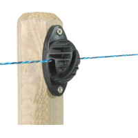 Aislador hilos y cuerdas Lacmé Isoline para poste de madera