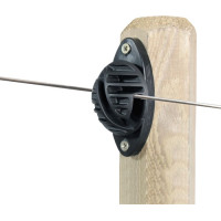 Aislador hilos y cuerdas Lacmé Isoline para poste de madera