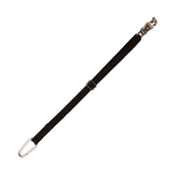 Línea de remolque y sujeción cruzada desmontable con mosquetón antipánico negro 120