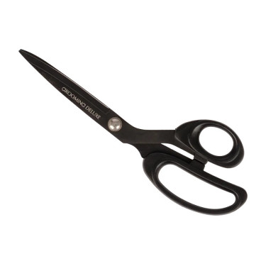 Tijeras para crines negras 22 cm Grooming Deluxe by Kentucky Tijeras para crines negras 22 cm Grooming Deluxe by Kentucky